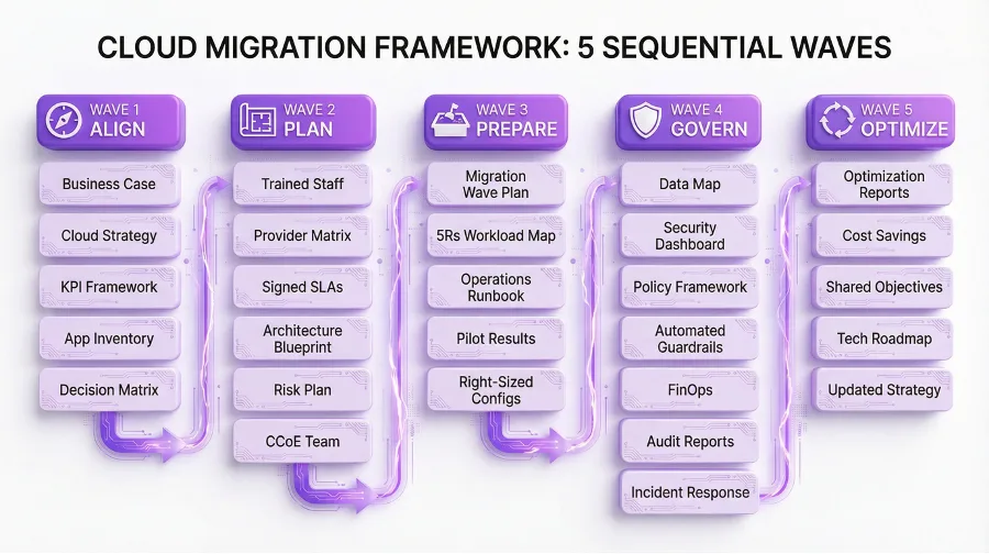 Don’t Move to the Cloud — Arrive There: The CAF Roadmap in Practice